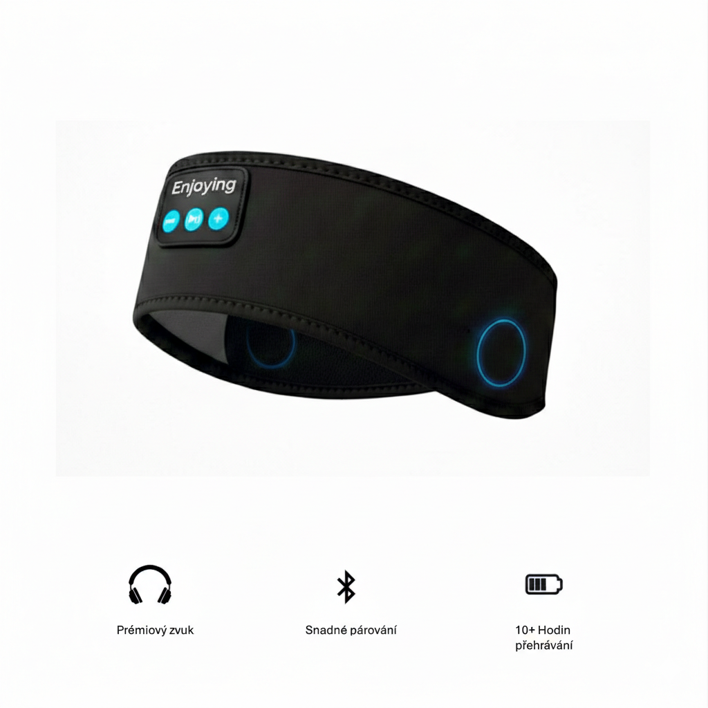 Somnio™ – Chytrá čelenka pro spánek a sport (2v1)